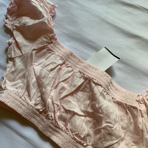 Brandy Melville Baby Pink Mira Top - Picture 2 of 4